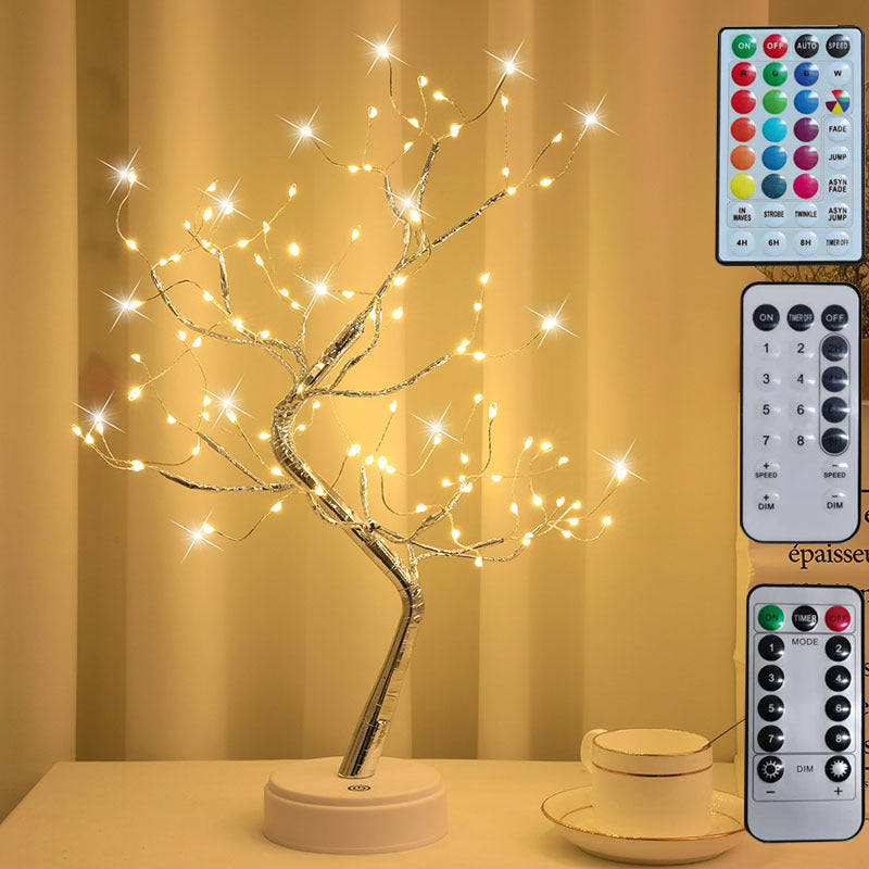 New Colored Light, Starry Sky LED, Copper Wire, Rice Tree Lamp